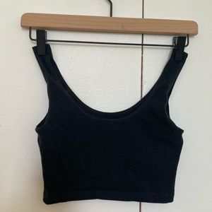 Small American Apparel crop top scoop neck